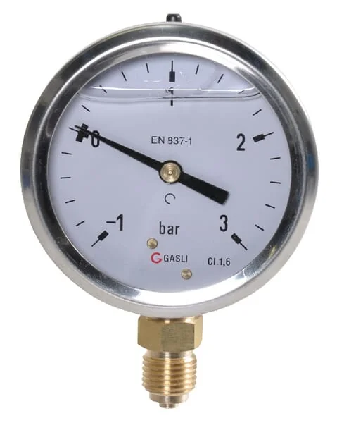 ET - MAV630130L04SSGF - Manometer Diameter 63 -1-+3bar 1/4" unten
