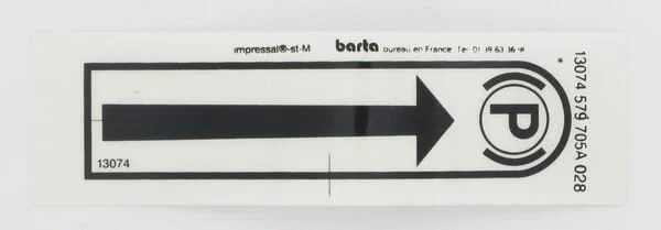 Etesia - ET13074 - Aufkleber Parkbremse