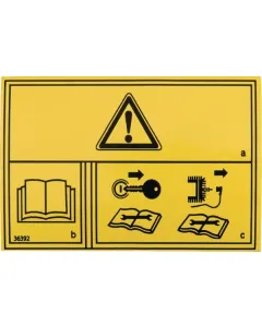 Etesia - ET36392 - Aufkleber Motor Stop
