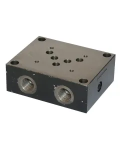 Eurofluid - ES5A12PL - Grundplatte 05 Seitlich/Unten A-B / P-T