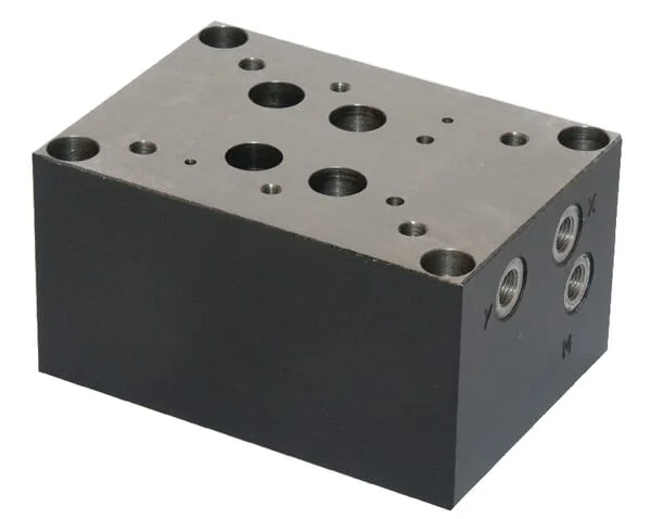Eurofluid - ES7A10P - Grundplatte 1" Unten Cetop 07/ NG16