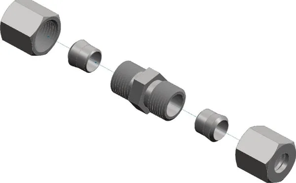 Evers - 993018 - Anschlussnippel 2x6mm