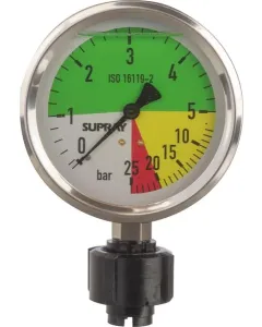 EXEL Group - 55430 - Manometer 0-5/25 Bar Diameter 100 F34G