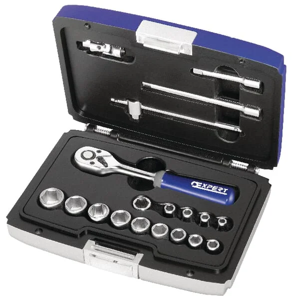 Expert - E030700 - Steckschluesselsatz 1/4"-19-teilig