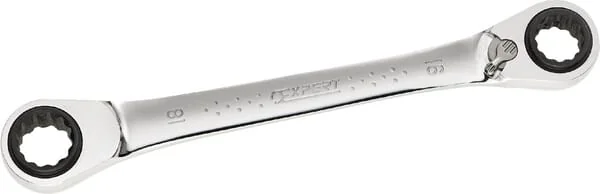 Expert - E110945 - Doppelter Ratsche-Ringschluessel 4-in-1: 16,17,18,19mm,