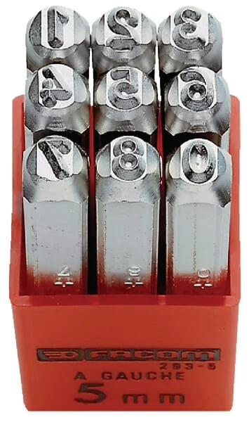Facom - 293A5 - Buchsenstempel Zahlen 5 mm
