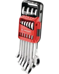 Facom - 467BRJP10PB - Ratschen-Ringschlüssel-Set 10-Teilig