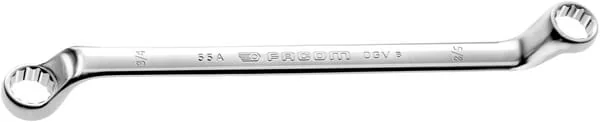 Facom - 55A12X916P - Ringschluessel 12-K Doppelbiegung 1/2x9/16