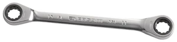 Facom - 6410X11 - 12-Punkte-Ratsche-Ringschluessel 10x11mm