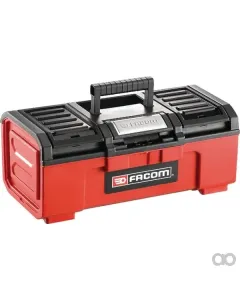 Facom - BPC16NPB - Werkzeugkasten 220x394x162mm, 7l Fassungsvermoegen, Schwarz/Rot Polypropylen:Metall