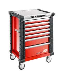 Facom - JET7M3A - Werkzeugwagen JET+3 7 Schubladen Rot
