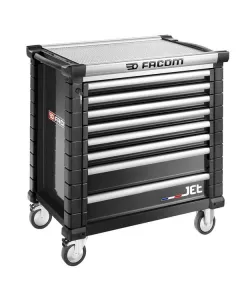 Facom - JET8NM4A - Werkzeugwagen JET+4 8 Schubladen Schwarz
