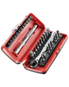 Facom - RPEJ31PB - 31-Teiliges Set Kompakte Ratsche 1/4