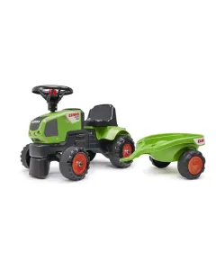 Falk - F1012B - Claas Baby-Traktor Mit Anhaenger