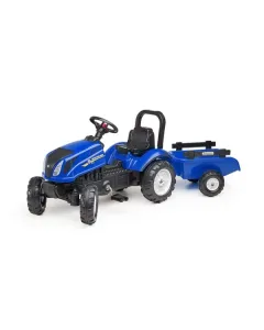 Falk - F3080AB - New Holland Traktor Mit Anhaenger Und Aufklappbarer Motorhaube
