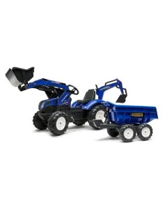 Falk - F3090W - New Holland Baggerlader Mit Bagger Und Maxi-Kippanhaenger