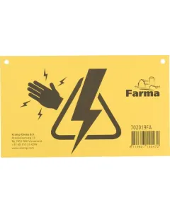 Farma - 702019FA - Warnschild Fuer Elektrozaun 2