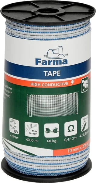 Farma - 704018FA - Hochleitfaehiges Band 10 mm x 200 m 4x0,30 mm