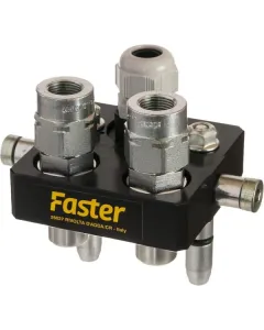 Faster - 2P3061238GMC - Multifaster-Kupplung DN10-2 x 3/8" BSPP 1 x Elektrischer Mobiler Teil