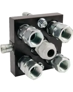 Faster - 2P5061412GMC - Multifaster-Kupplung DN10-4 x 1/2" BSPP 1 x Elektrischer Mobiler Teil