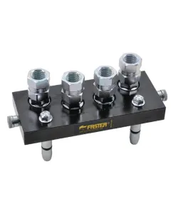 Faster - 2PS06412GMC - Multifaster-Kupplung DN10-4 x 1/2" BSPP Mobiler Teil