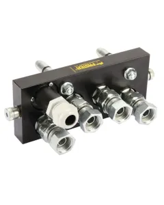 Faster - 2PS06A4CMC - Multifaster-Kupplung DN10-4 x 1/2" BSP + 1 x Elektrischer Mobiler Teil