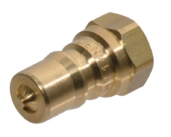 Faster - HNV14NPTM5 - Stecknippel Messing 1/4"-NPT