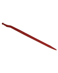 Fella - 121087 - Silagezinke, Gekröpft: 43mm Sternprofil 36x950mm, Spitze mit M22x1.5mm Mutter, Rot, Fella