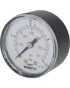 Fini - 9052802 - Manometer Diameter 50 1/4" 20/11 Bar