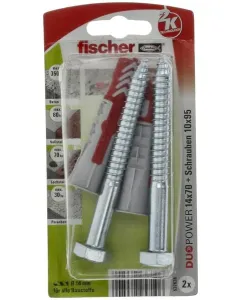 Fischer - 537666 - Duebel Duopower 14x70 S 2 Stk.