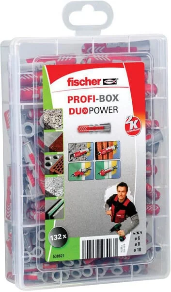 Fischer - 538621 - Profi-Box Duopower Duebel-Sortiment 132 Stk.