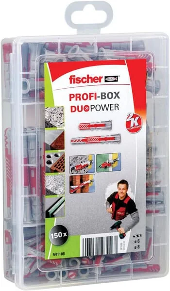 Fischer - 541108 - Profi-Box Duopower Duebel-Sortiment SL 150 Stk.