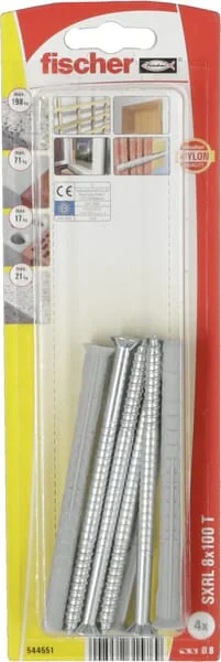 Fischer - 544551 - Rahmenbefestigung SXRL 8x100 4 Stk.