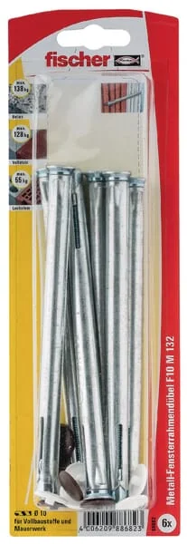 Fischer - F10M132K - Fensterrahmenstopfen Mit Kappe