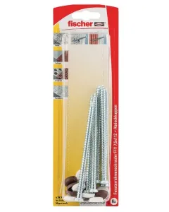 Fischer - FFS75112K - Fensterrahmenschraube + Kappe 6