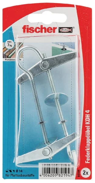 Fischer - KDH4K - Federklappdübel + Rundh. 2