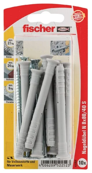 Fischer - N880ZK - Fischer Dübel + Schraube 10