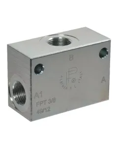 FluidPress - VT05001 - Shuttle-Ventil S-06 3/8" BSP