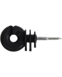 Gallagher - 004089GAL - Ringisolator Schwarz 25 Stueck Gallagher