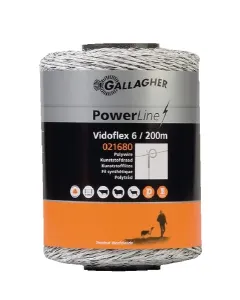 Gallagher - 021680GAL - Vidoflex 6 Weiss 200MTR