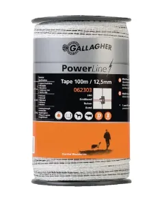 Gallagher - 062303GAL - Powerline Zaunband 12,5mm 100 m