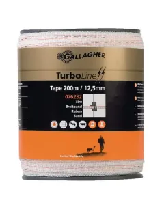 Gallagher - 076232GAL - Turboline Zaunband, 12,5mm 200 m