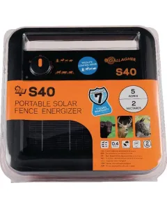 Gallagher - 345307GAL - Weidezaungeraet Solar S40 (Mit Batterie)
