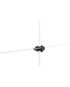 Gallagher - 656083GAL - Aufschraub-Stangenisolator Schwarz Für Pfosten 4/10mm (250x)
