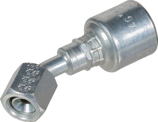 Gates - 4G5FJX45011 - Pressfitting 45° DN6-1/2 JIC