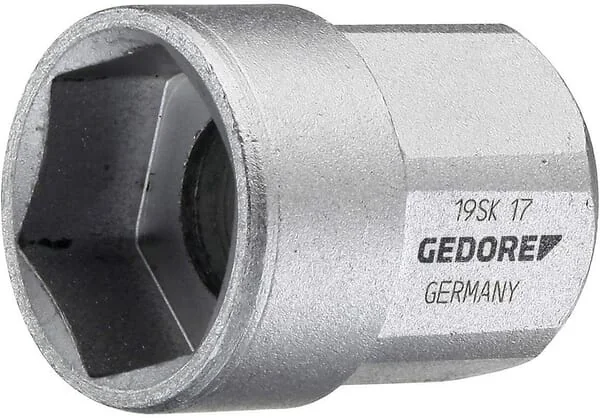 Gedore - 19SK17GED - Steckschlüssel 1/2" Kurz 17 mm