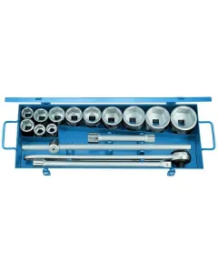 Gedore - 32FMZGED - Satz Steckschluessel 3/4" 16-Teilig, Sechskant, 22-60 mm