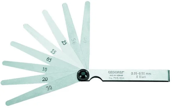 Gedore - 70213AGED - Fuehlerlehren-Satz, Faecherform .0002-.035"