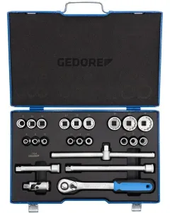 Gedore - DPD19EMU20 - Steckschluessel 1/2" 8-32mm 23-Teilig