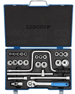 Gedore - DPD19TMU10 - Stecknuesse 1/2" 10-32mm 25-Teilig